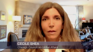 Screenshot of Cecile Shea on WTTW