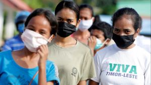 Women wearing masks 