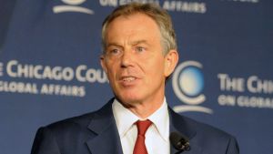 Tony Blair speaks at a Council event