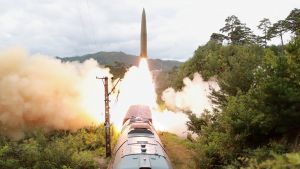 North Korean missile test from September 2021.