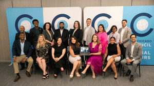 Former cohort of Emerging Leaders gathered at an event