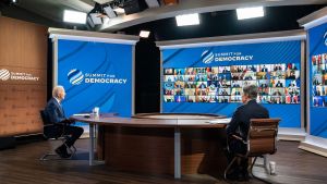 US President Joe Biden on Thursday December 9, 2021 kicks off the first White House Summit for Democracy with more than 100