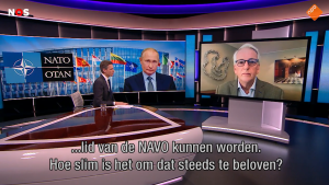 Screenshot of Ivo Daalder on Nieuwsuur. 