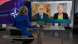 Screenshot of Ivo Daalder on CBC.