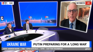 Screenshot of Ivo Daalder on LBC with Andrew Marr