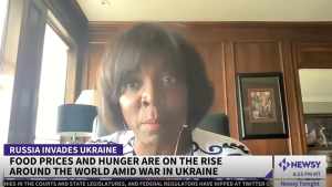 Ertharin Cousin speaks with Newsy on the rising food prices seen across the world.