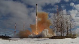 Russia Successfully Tests Sarmat Intercontinental Ballistic Missile In Warning To 'Enemies'