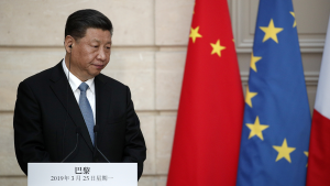 Chinese President Xi Jinping in Paris.
