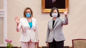 Speaker Pelosi and Taiwan President Tsai Ing-wen meet in Taipei, Taiwan on August 3, 2022.