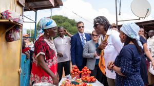 Ambassador Thomas-Greenfield on a recent visit to Africa.