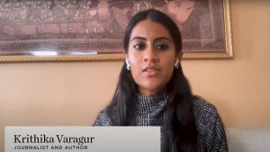 Screenshot of Krithika Varagur