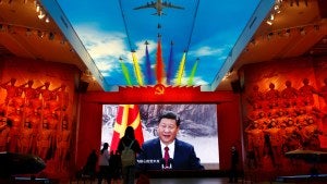 Exhibition at China People's Revolution Military Museum in Beijing