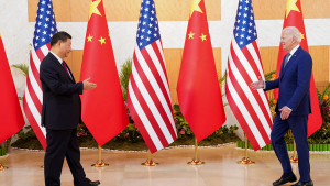 Joe Biden and Xi Jinping at the G20 Summit in Indonesia on November 14, 2022.