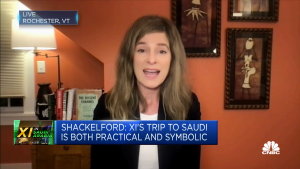 Elizabeth Shackelford speaks on CNBC