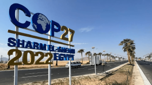COP27 2022 sign