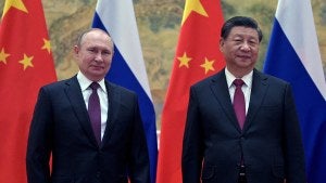 Vladimir Putin and Xi Jinping