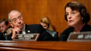 Senators Chuck Grassley and Dianne Feinstein