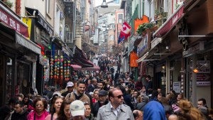 Busy Istanbul Street