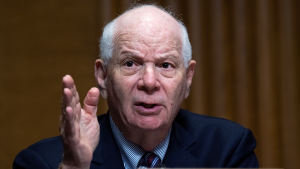 Senator Cardin speaks at a Senate Finance Committee hearing on June 8, 2021.