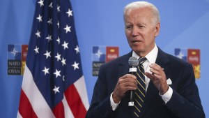 Biden speaks at the NATO summit in Madrid
