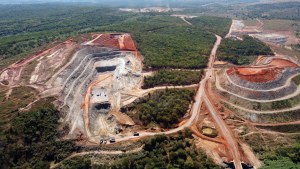 Mining in Brazilian Amazon.