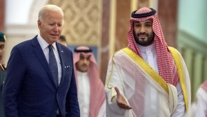 Joe Biden and Mohammed bin Salman