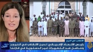 Elizabeth Shackelford appears on Al Jazeera