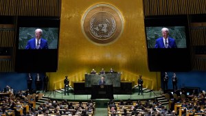 US President Joe Biden addresses the 78th session of the United Nations General Assembly