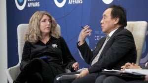 Nonresident Senior Fellow Cecile Shea at a Council program.
