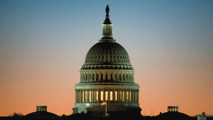 US Capitol at sunrise