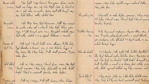 A handwritten recipe in a notebook