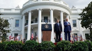 President Biden and Japan’s Prime Minister Fumio Kishida at the White House
