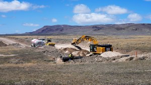 Construction continues at the Thacker Pass lithium mine near Orovada, Nevada