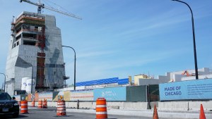 Ongoing construction of the Obama Presidential Center