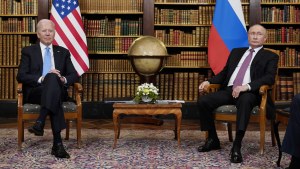 President Joe Biden meets with Russian President Vladimir Putin