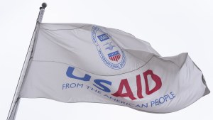 The flag of the United States Agency for International Development