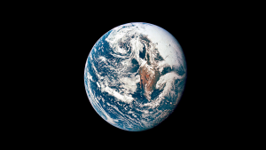 This May 18, 1969 photo provided by NASA shows Earth from 36,000 nautical miles away as photographed from the Apollo 10 spacecraft.