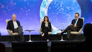 Ivo Daalder, Mona Yacoubian, David Schenker on the Council stage
