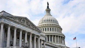 The US Capitol building in Washington, D.C.
