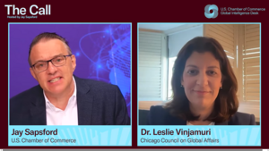 Leslie Vinjamuri speaks with Jay Sapsford via video