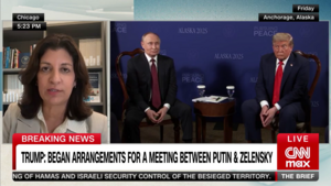 Leslie Vinjamuri appears on CNN