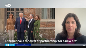 Leslie Vinjamuri speaks on DW News