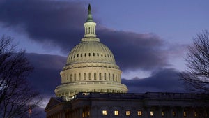 A view of the US Capitol