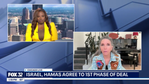 Cecile Shea appears on Fox 32 Chicago