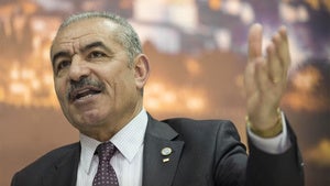 Palestinian Prime Minister Mohammad Shtayyeh in an interview with the Associated Press