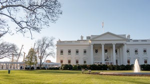photograph of white house lawn