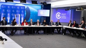 European Members of Parliament and Council members at the roundtable