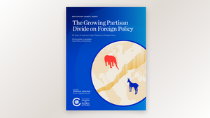 the 2025 Chicago Council Survey Annual Report on a beige background