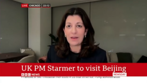 Leslie Vinjamuri speaks via video