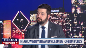 Craig Kafura in the Fox 32 television studio